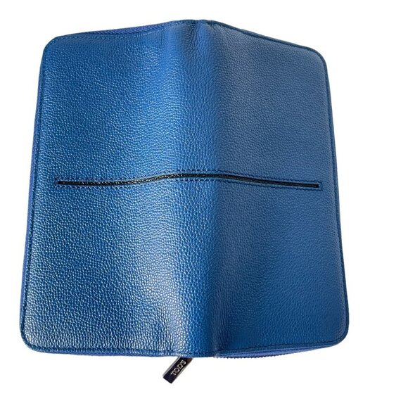 Tod's Italy Blue Zip Continental Wallet Nuova Collection, XAMQCHA1400GPA7Q11 - Picture 5 of 13
